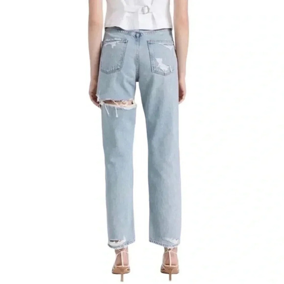 AGOLDE 90s Mid Rise Loose Fit Jeans Fall Out Wash SIZE 30 B25 - Picture 2 of 7